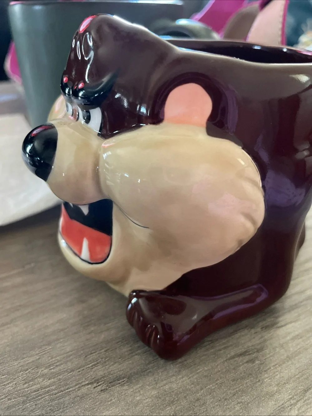 Vintage 80’s warner bros Tasmanian  Devil National lampoon Clark Griswold Mug